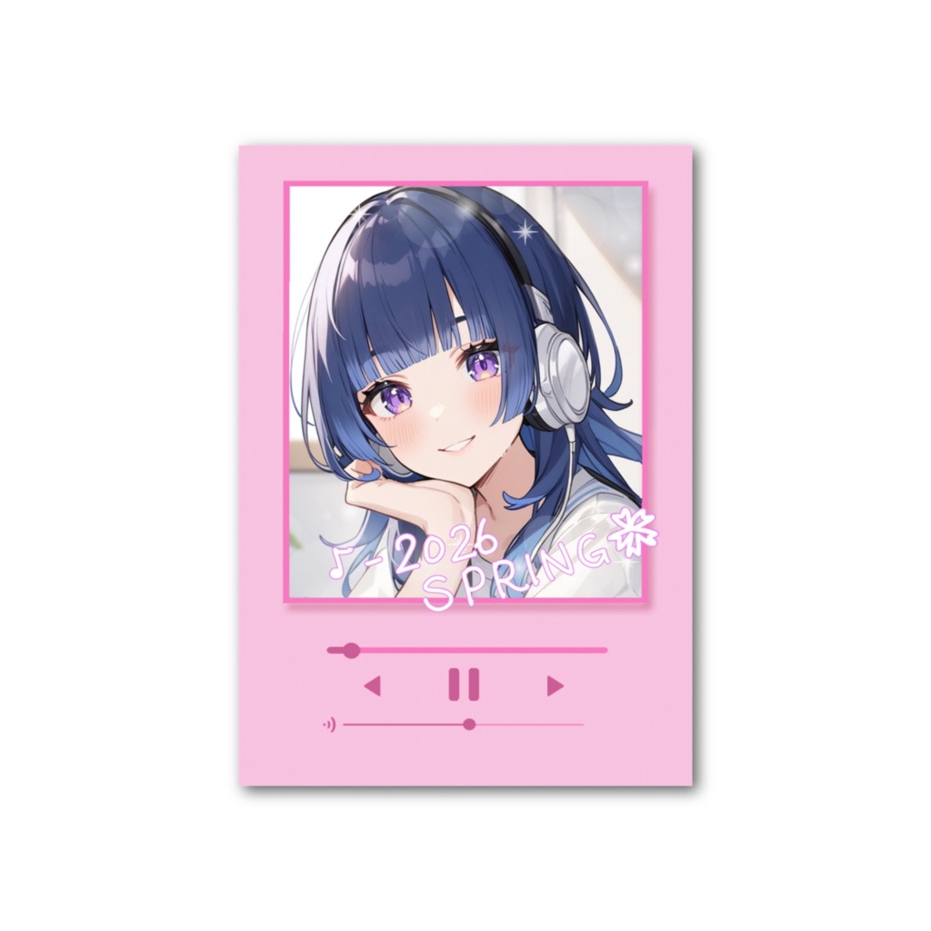 プレイヤー型フォト風カード-2026 SPRING