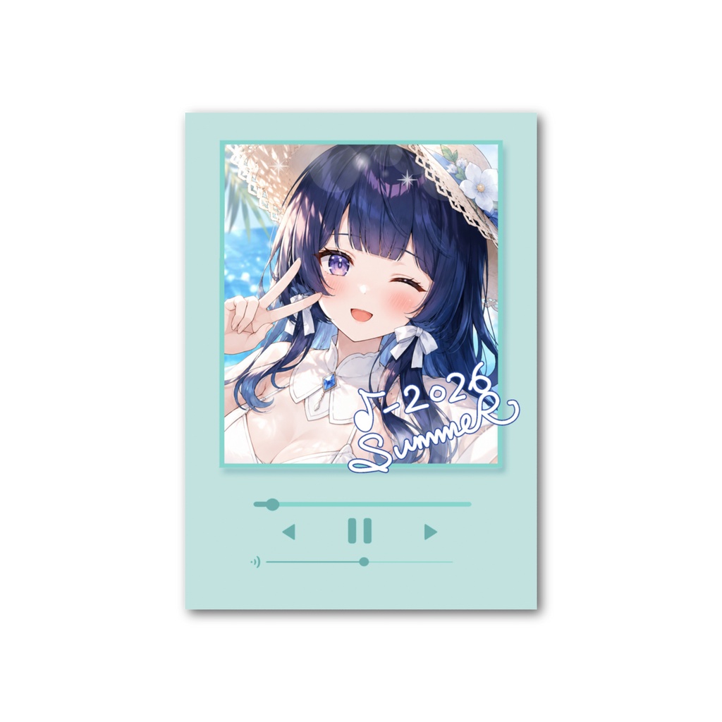 プレイヤー型フォト風カード-2026 SUMMER
