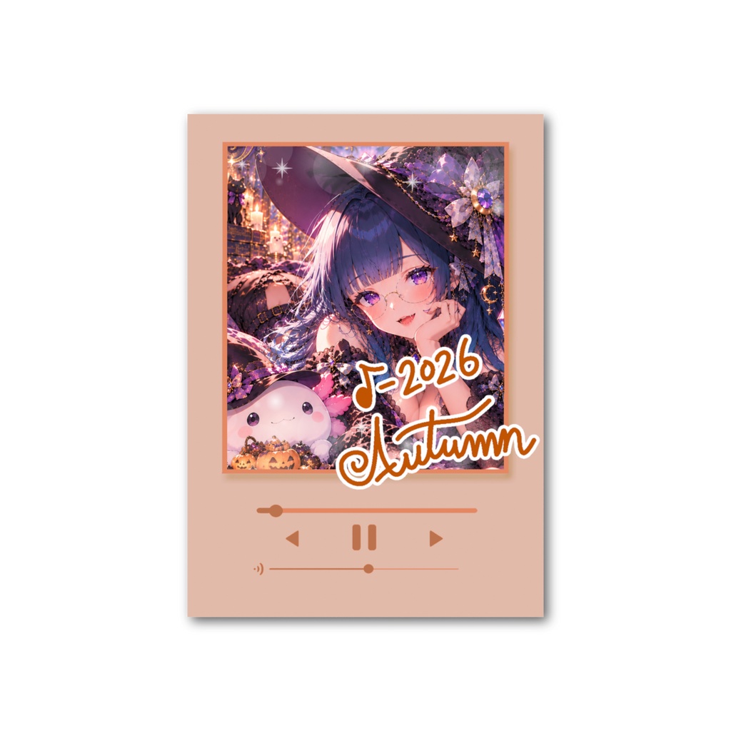 プレイヤー型フォト風カード-2026 Autumn
