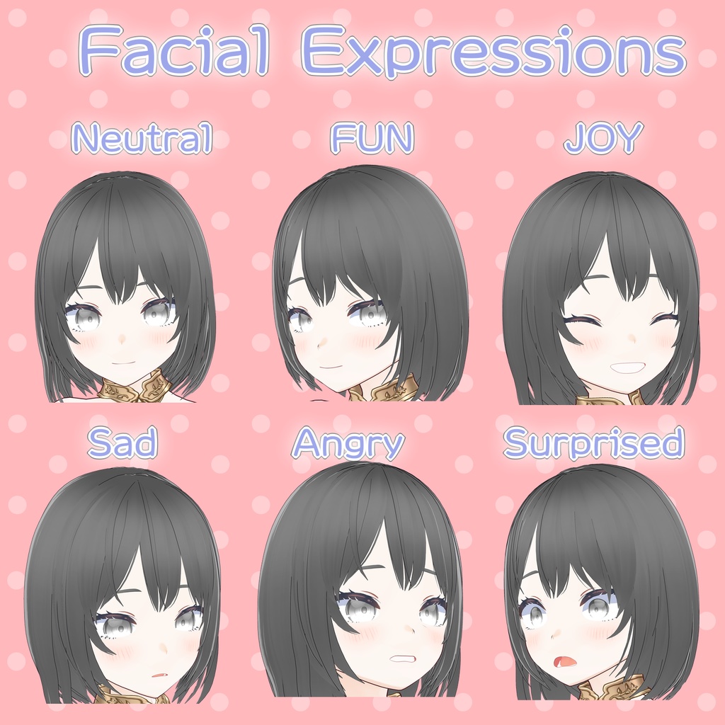 女性素体モデル01【VRoid正式版】VRoid Official Ver female model 01