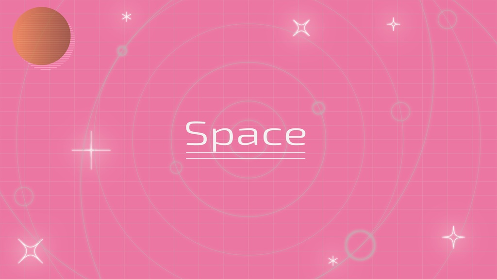 【無料配布】宇宙の背景素材 カラーバリエーションあり