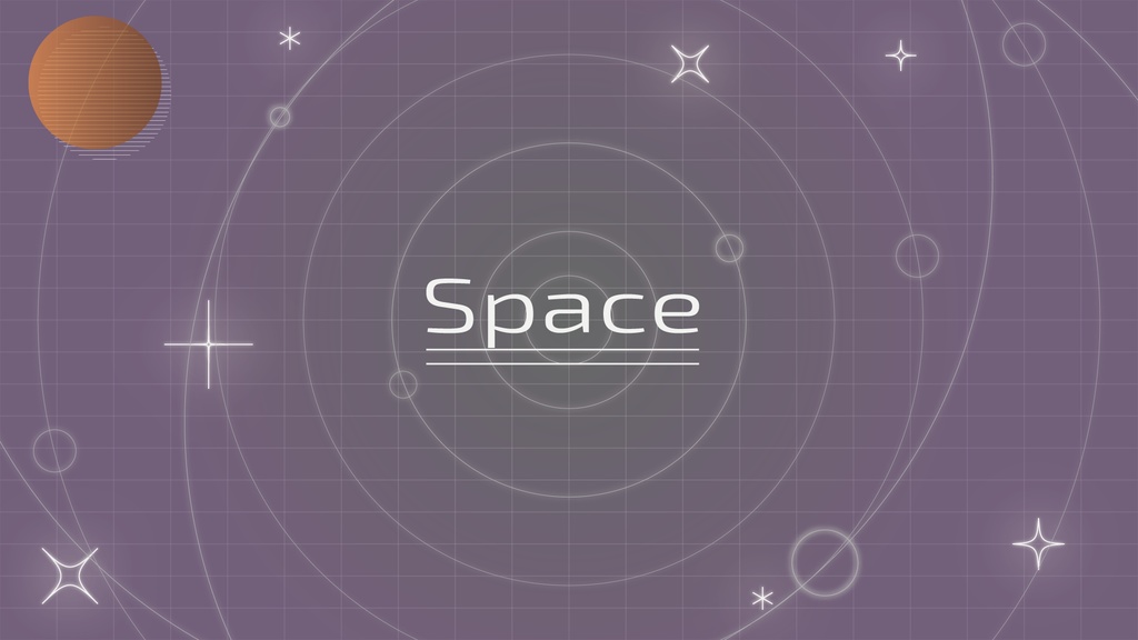 【無料配布】宇宙の背景素材 カラーバリエーションあり