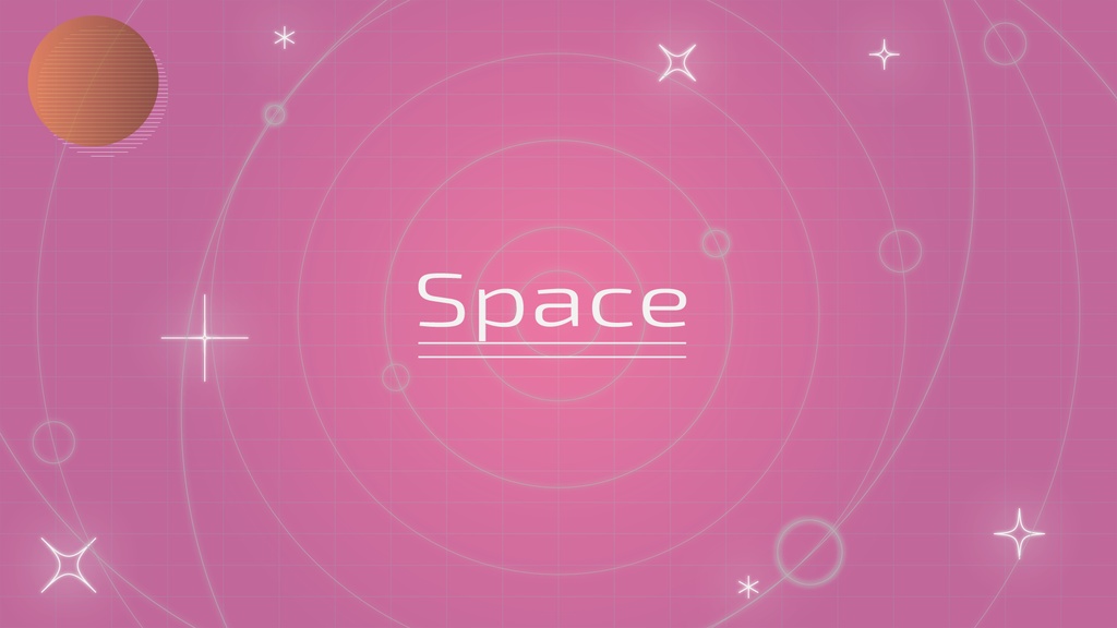 【無料配布】宇宙の背景素材 カラーバリエーションあり