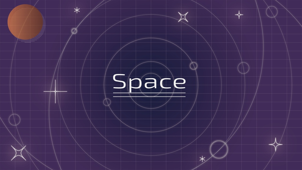 【無料配布】宇宙の背景素材　カラーバリエーションあり