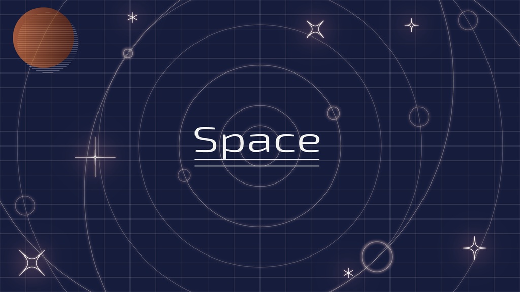 【無料配布】宇宙の背景素材 カラーバリエーションあり