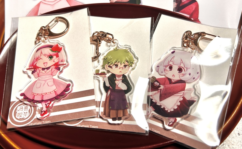 三福アクリルキーホルダー