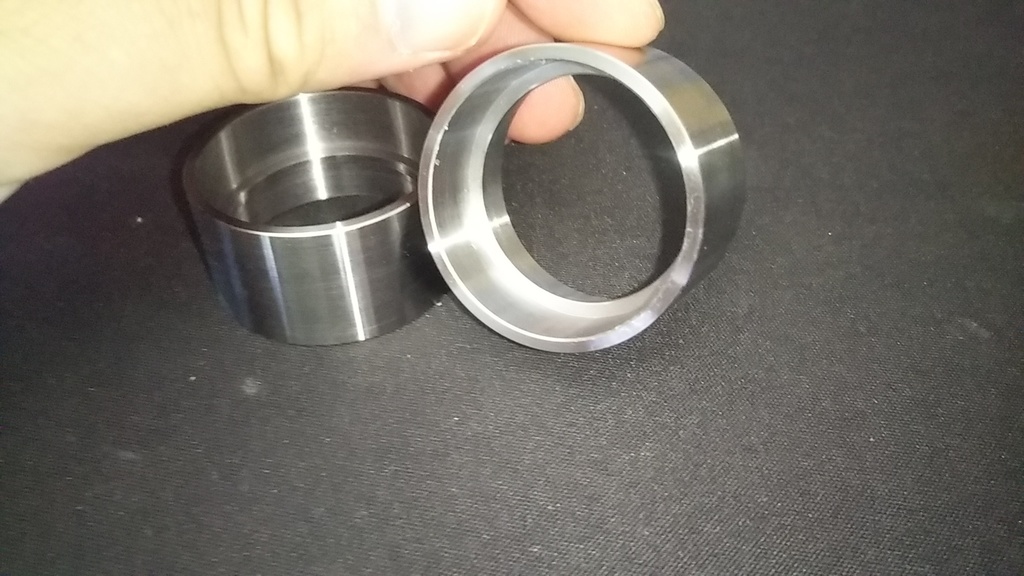 【CADデータ/STEPファイル】自転車 ノーマルヘッドチューブ(1インチ)を オーバーサイズ(1-1/8インチ)に変換するリング【EIZER MINIBEAST】