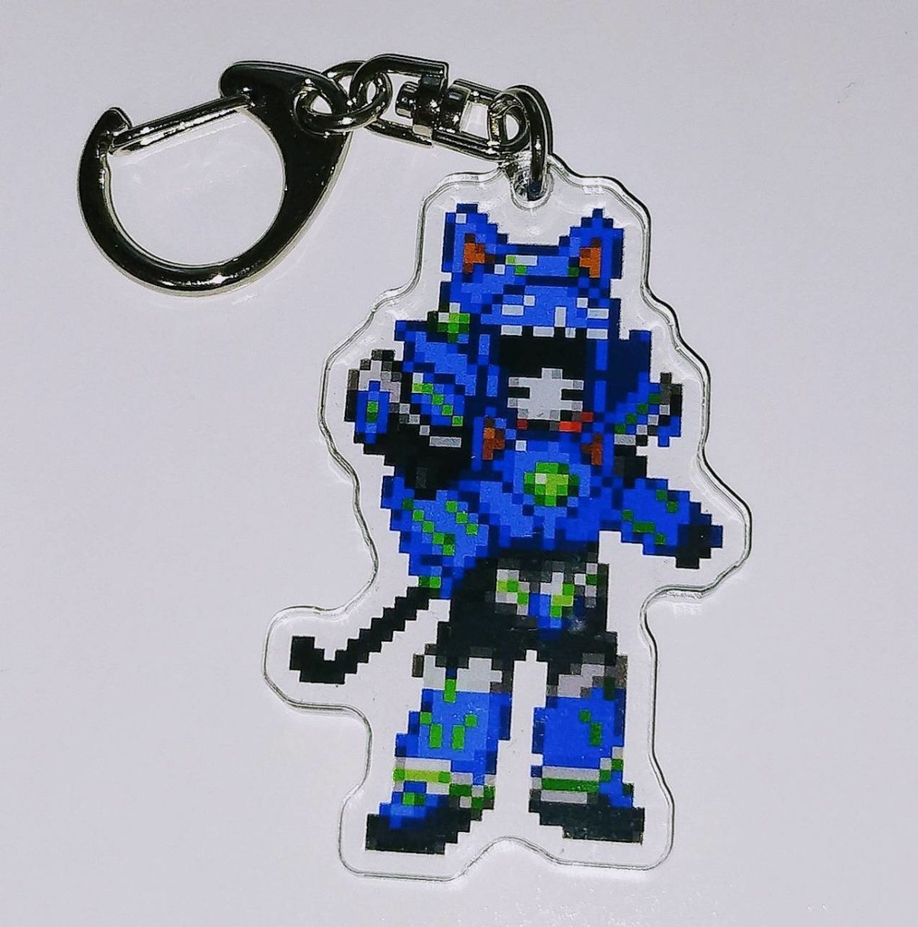 【ドット絵アクキー】ニャンパルサー（Nyan-Pulser）