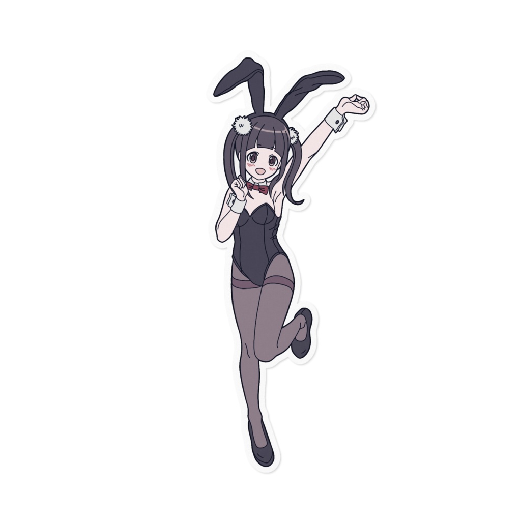 もっちょんバニーステッカー