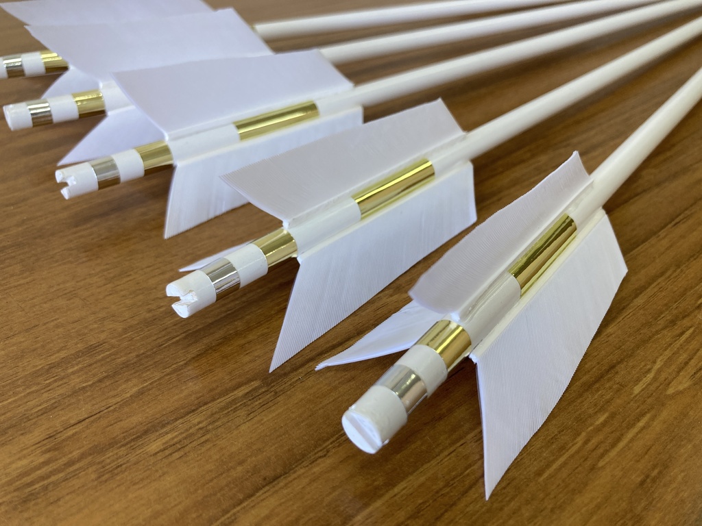 60cm白矢(塗装あり)(3本セット)