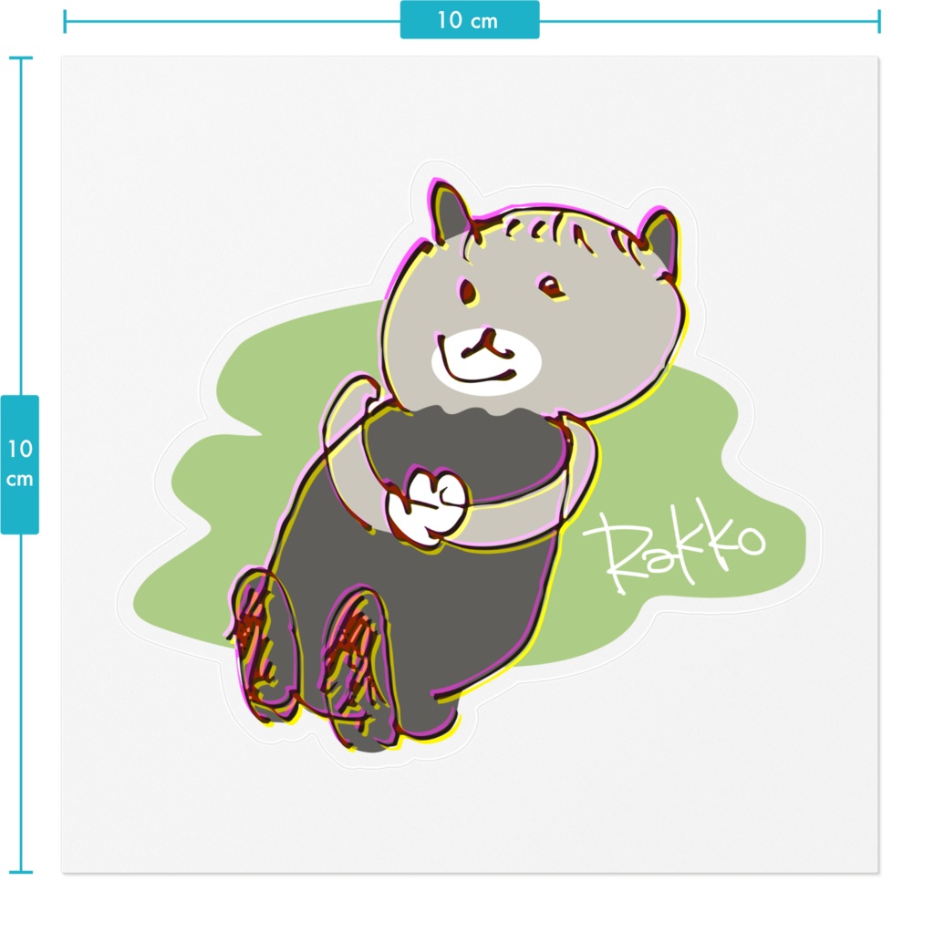 【ダンナさんシリーズ】ラッコステッカー