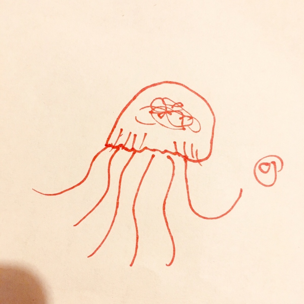 【ダンナさんシリーズ】クラゲアクリルキーホルダー