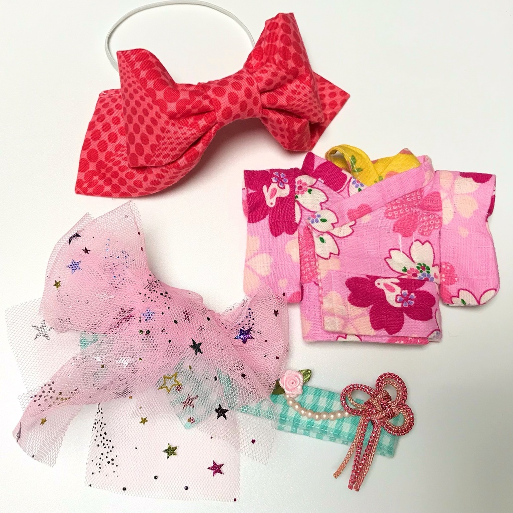 ぬい用　浴衣3点セット