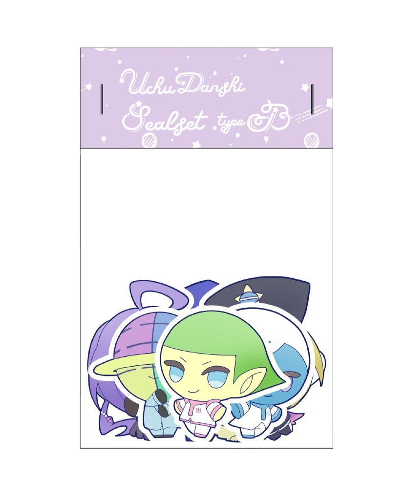 宇宙男子シールセット