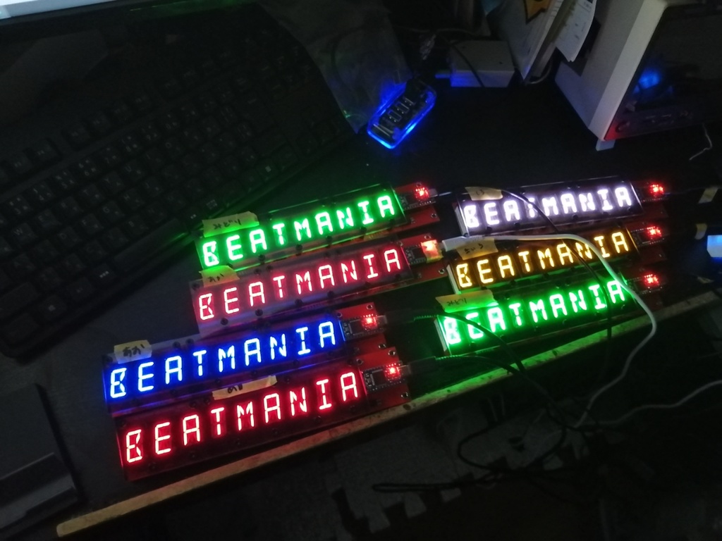 beatmaniaIIDX 16セグメントLED 小型レプリカ