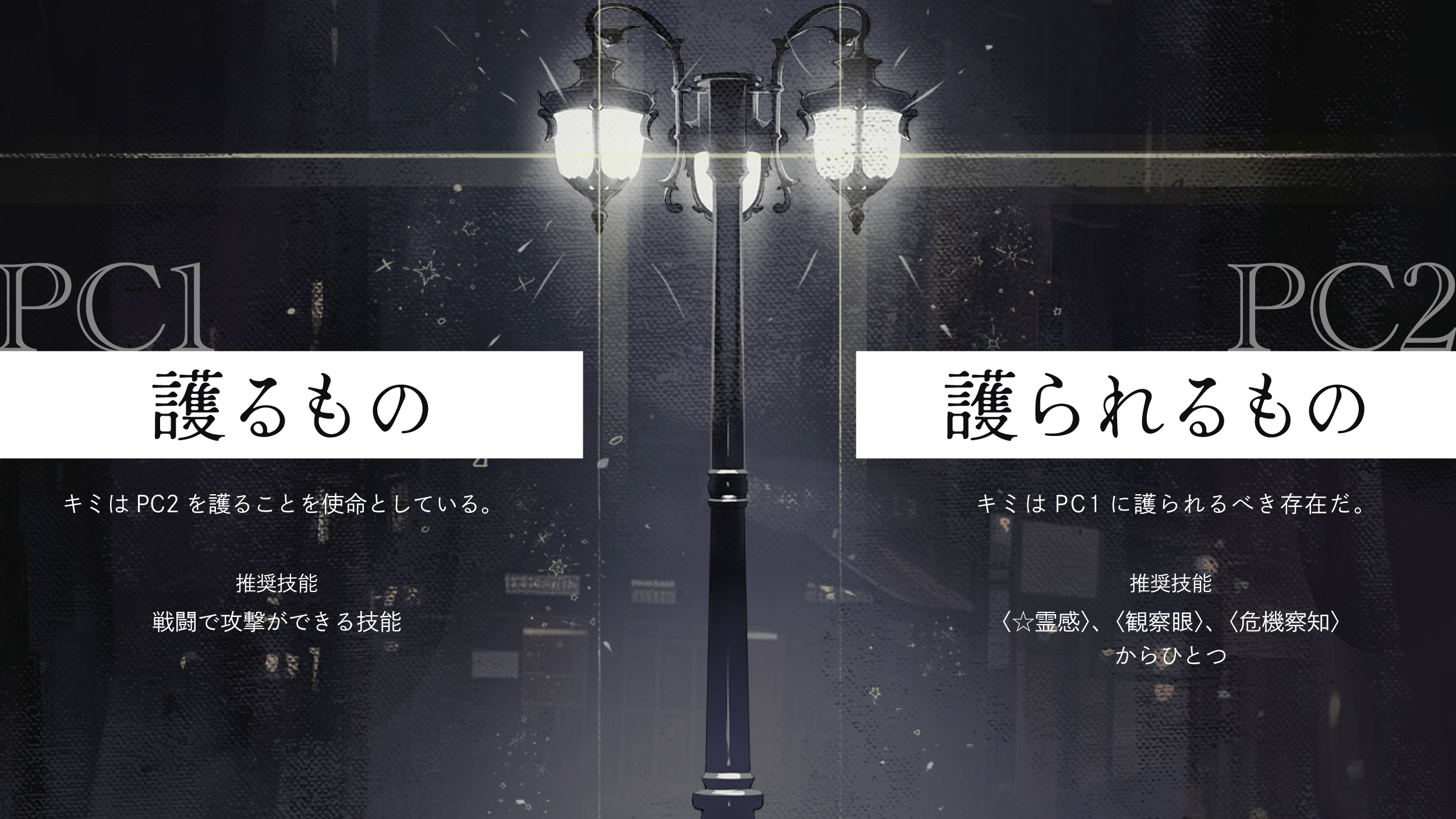 星のように瞬く、古い街灯の下で - 矢野俊策のTRPG部屋 - BOOTH