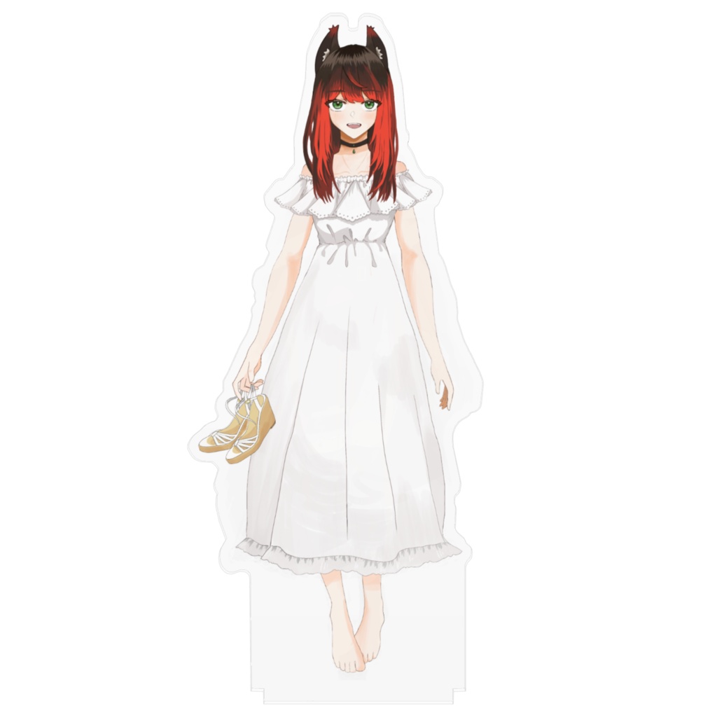 白ワンピアクスタ