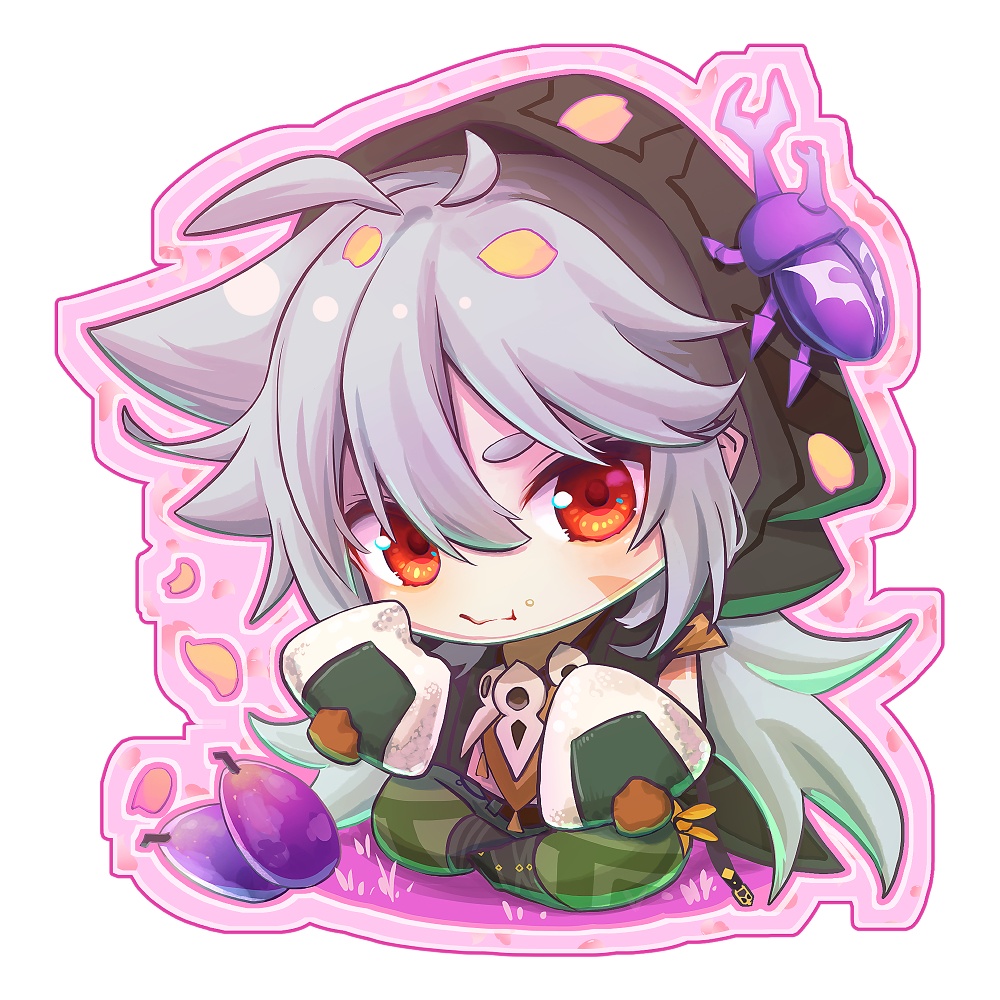 【Keychain】レザーアクリルキーホルダー【Blossom】