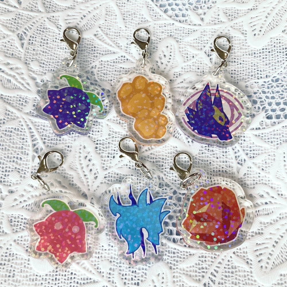 小さなアクリルチャーム【全6種】
