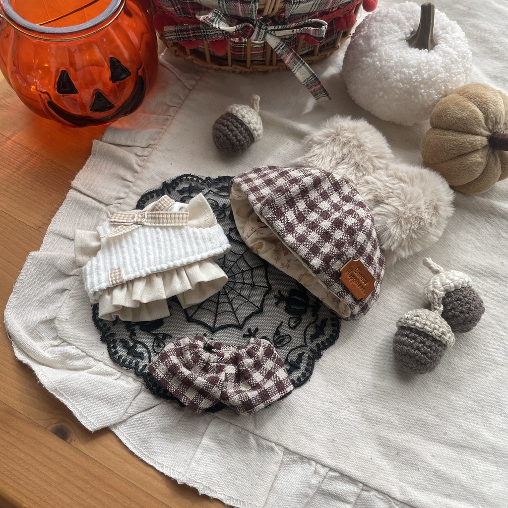 秋色ベストのセットアップ(ちょこうさぎ)