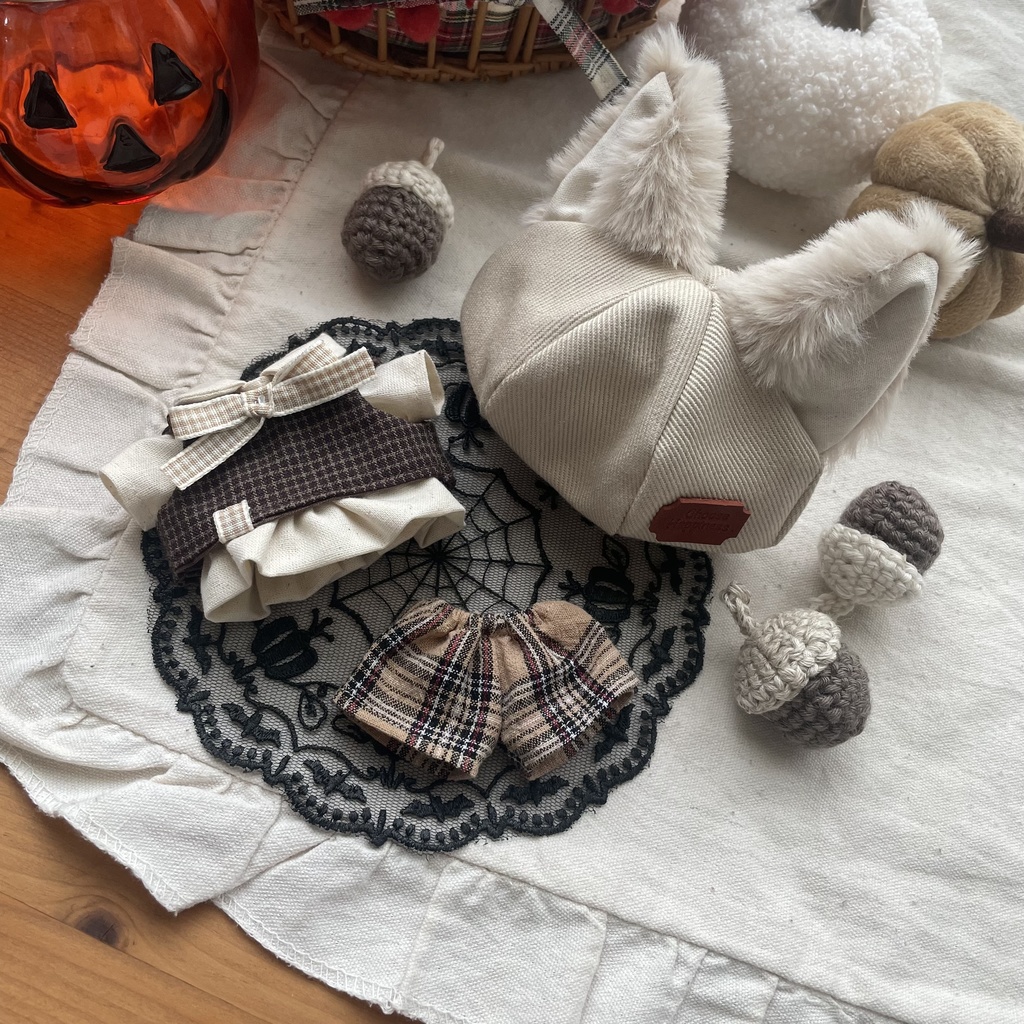 ⑧秋色ベストのセットアップ(もかきつね)