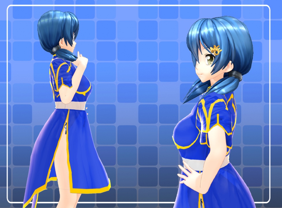 【VRoid】Chun Li Dress