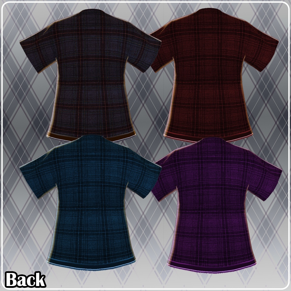 【VRoid】 Casual Attire - 4 Colors