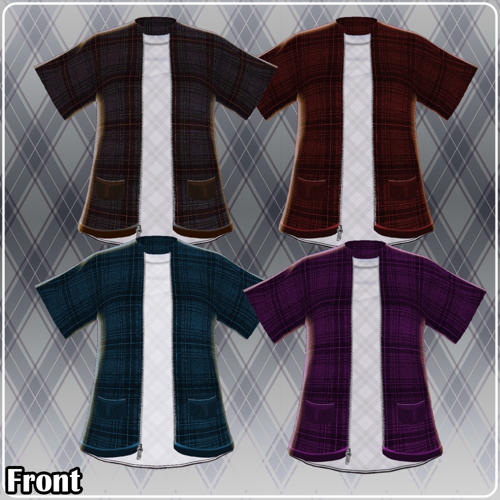 【VRoid】 Casual Attire - 4 Colors