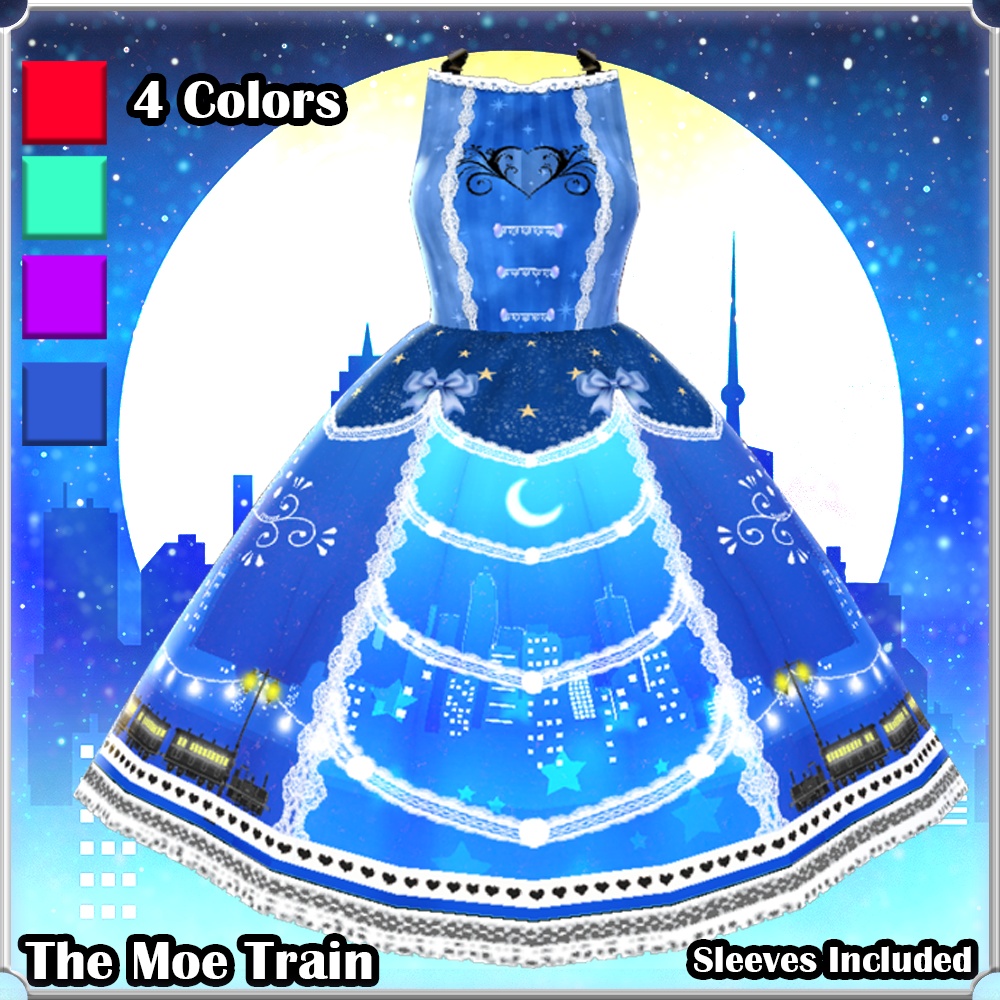 【VRoid】 The Moe Train - 4 Colors