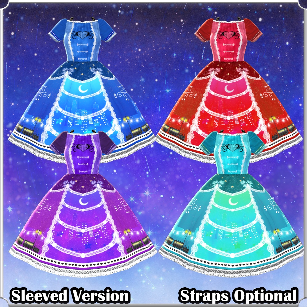 【VRoid】 The Moe Train - 4 Colors