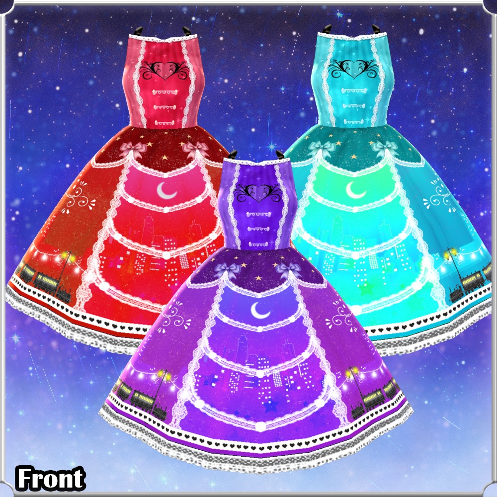【VRoid】 The Moe Train - 4 Colors