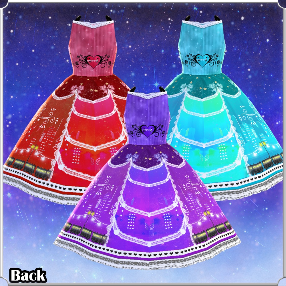 【VRoid】 The Moe Train - 4 Colors