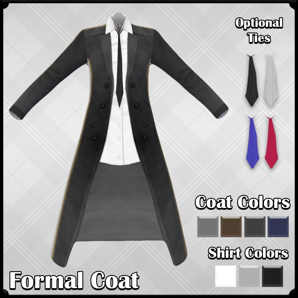 【VRoid】 Formal Coat