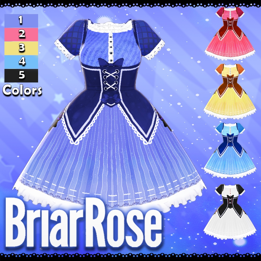 VRoid - Briar Rose【5 Colors】