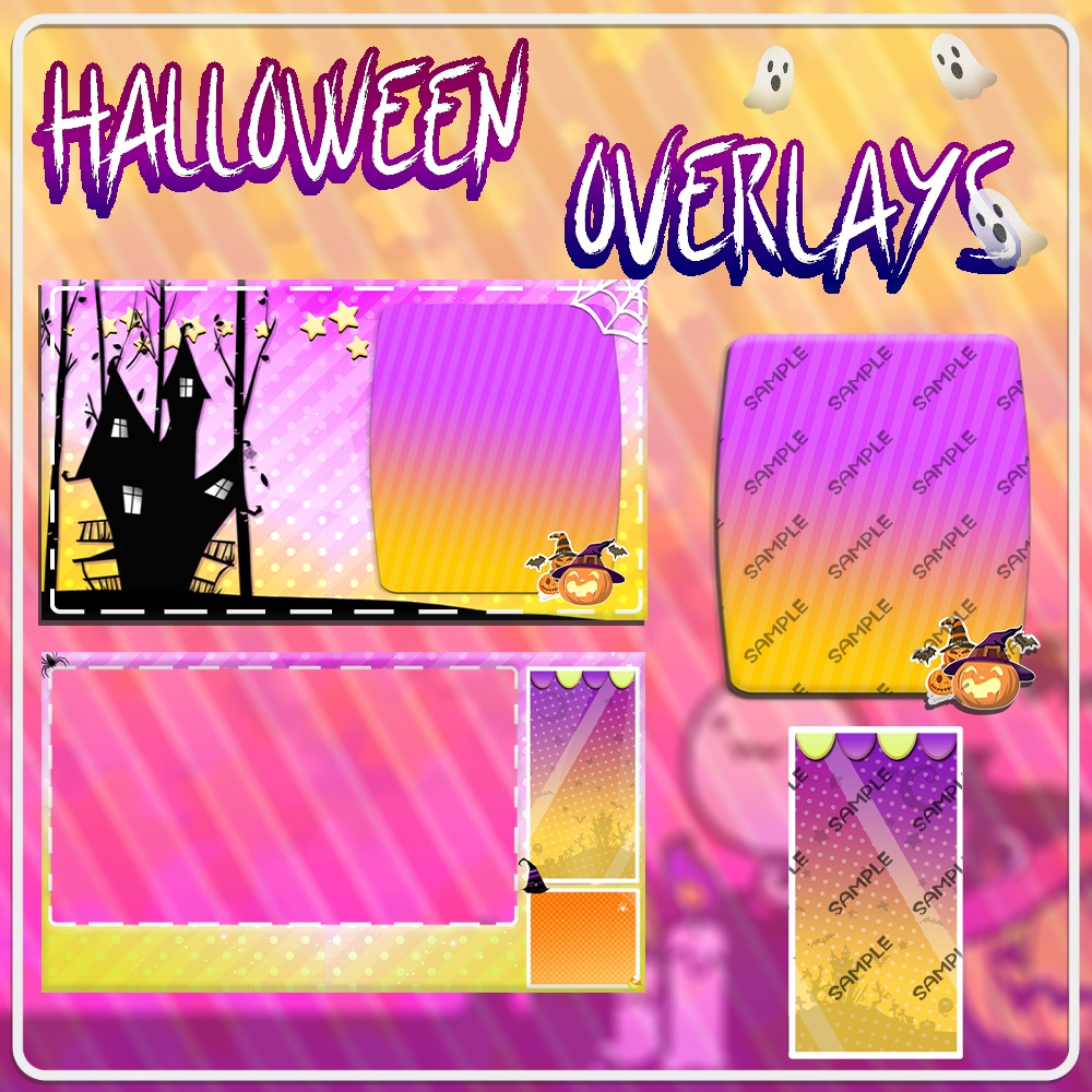 Stream Overlays【Halloween Overlays】