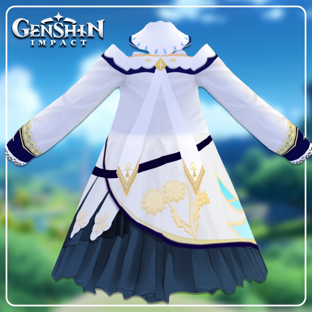VRoid - Genshin Impact Barbara Dress