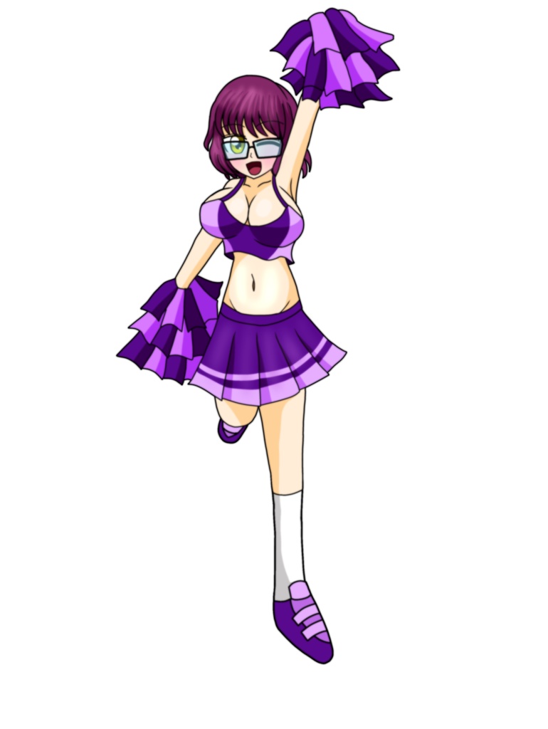 オリキャラ・秋原あずさ(チアガール) アクリルフィギュア