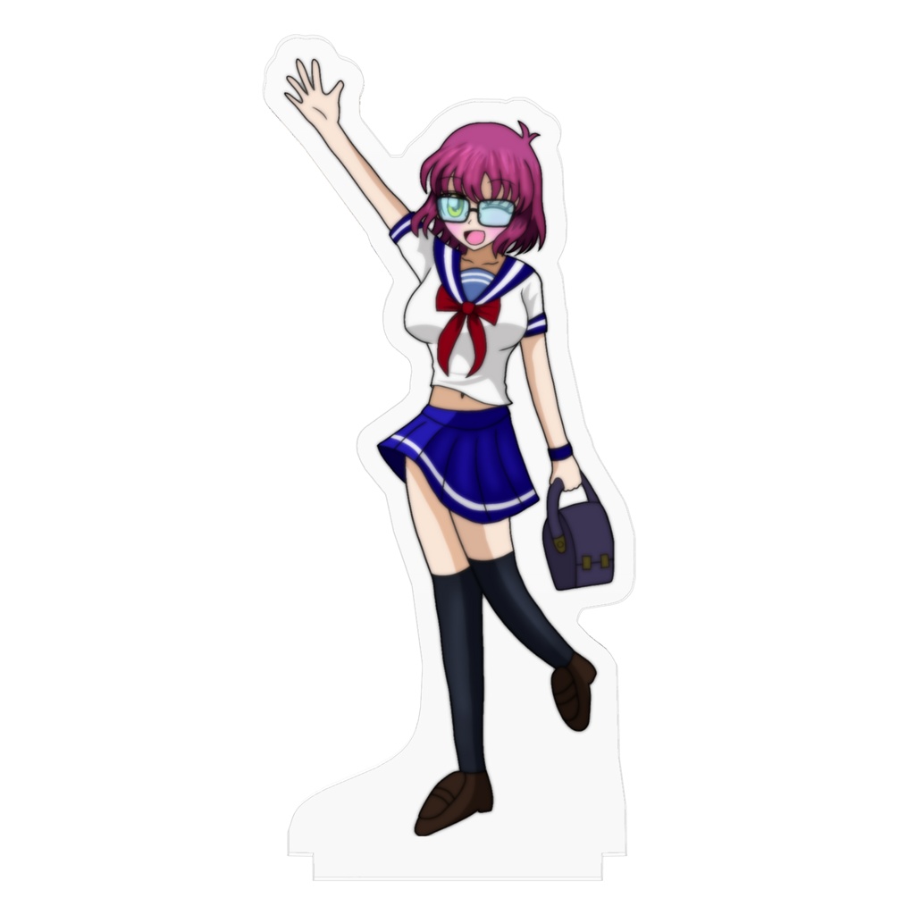 オリキャラ 秋原あずさ(セーラー服) アクリルフィギュア