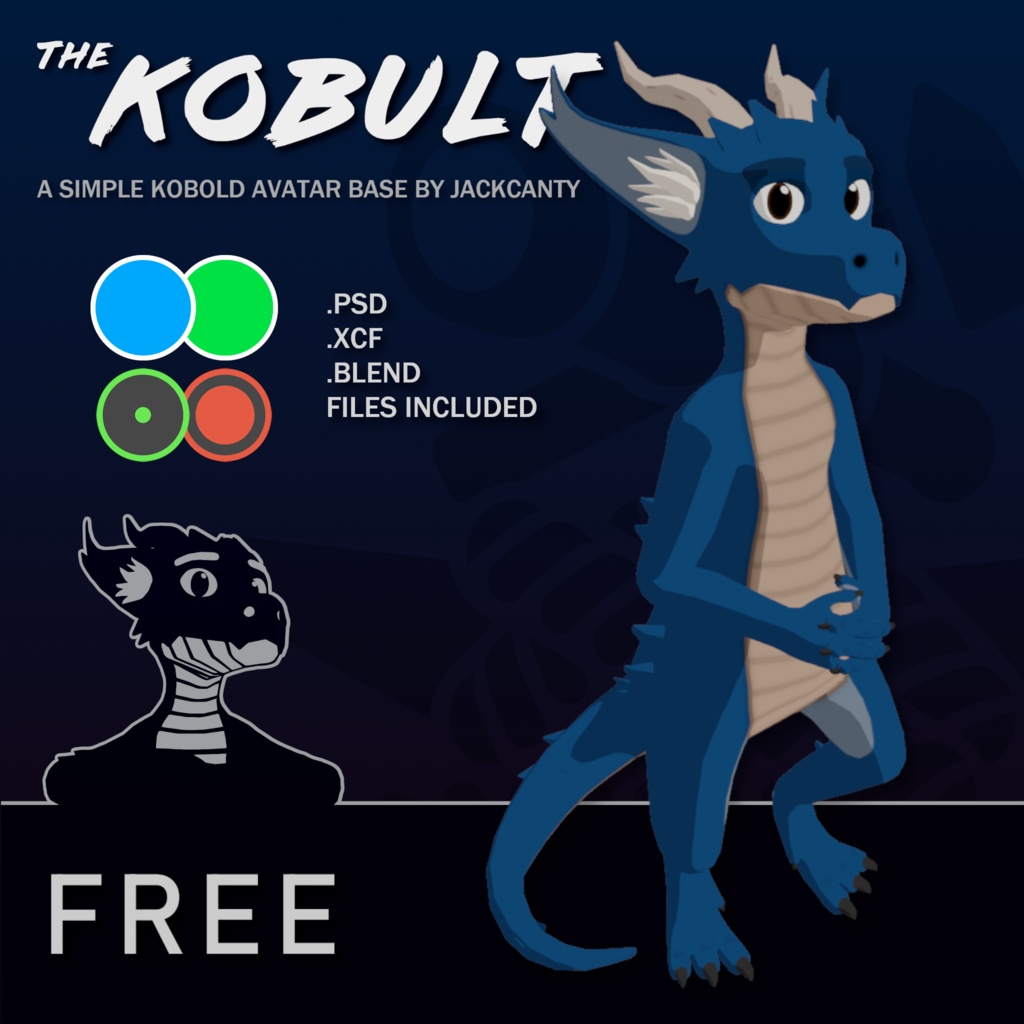 The Kobult - A Simple Kobold Avatar Base