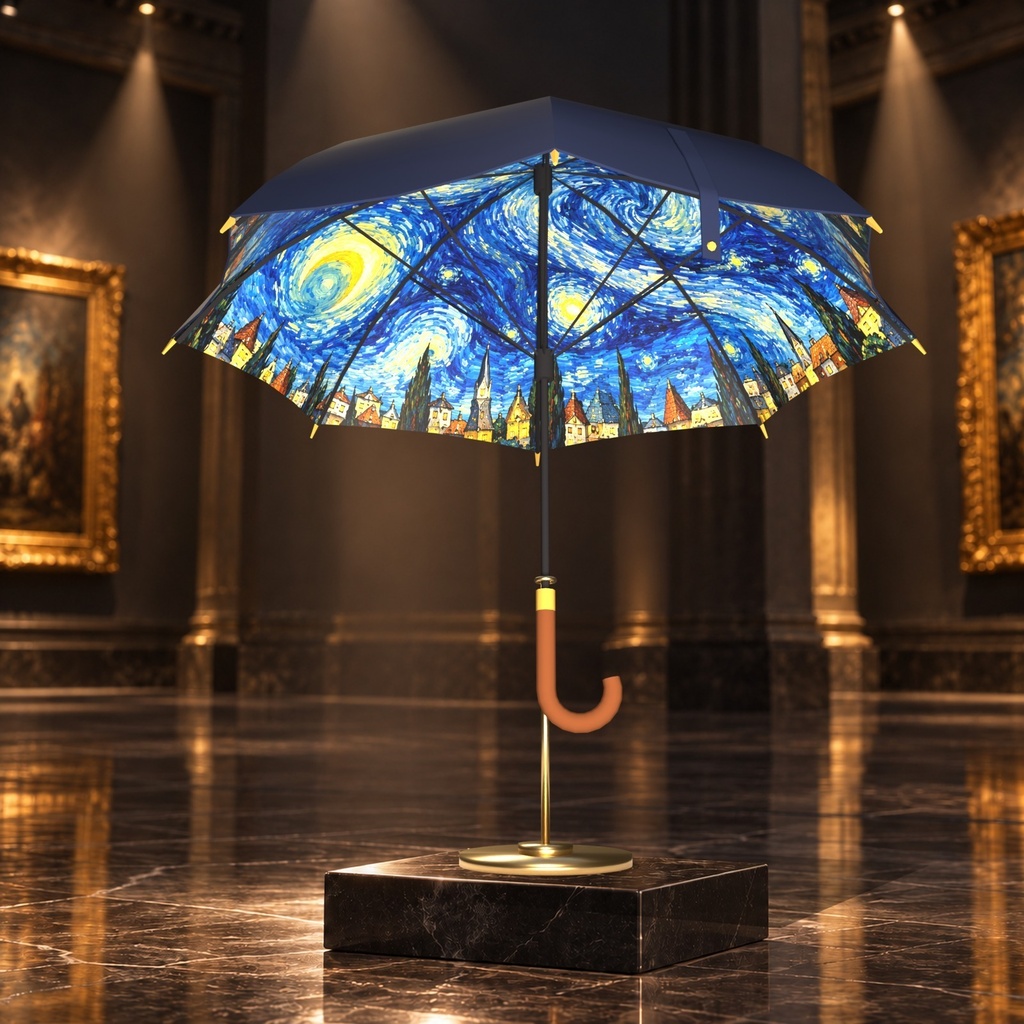 星月夜の傘 Starry Night Umbrella【VRChat / Quest対応 / Modular Avatar】
