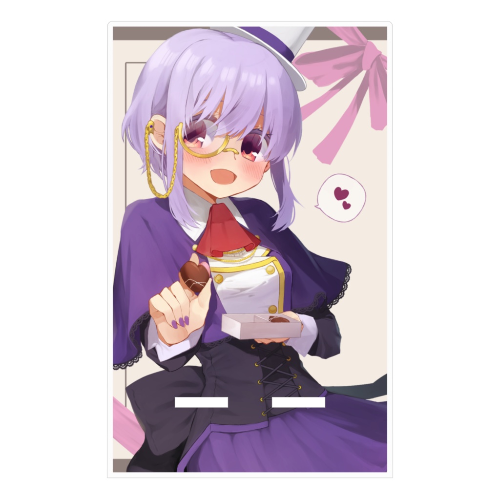【アクリルスタンド】あなたさまへあーん💜チョコレイトDAY💜【フェリシア・リヴ】