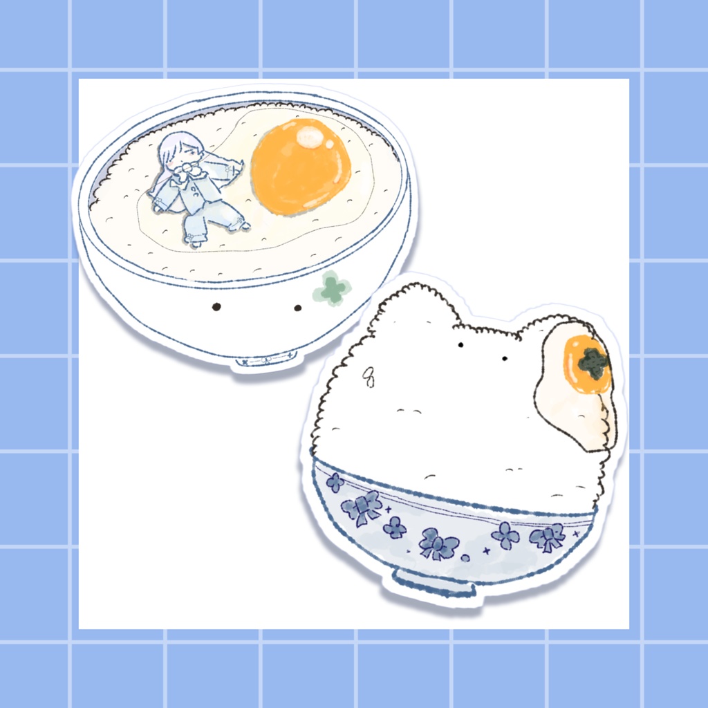 大好物！TKGステッカーセット