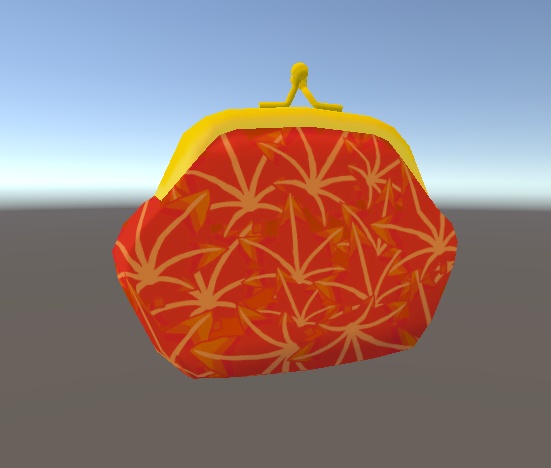 紅葉のガマ財布