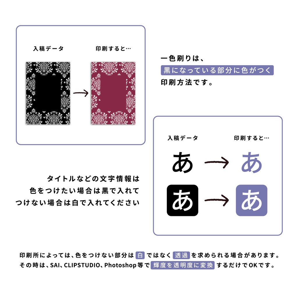 【裏表紙つき】一色刷り対応!小説表紙素材セット