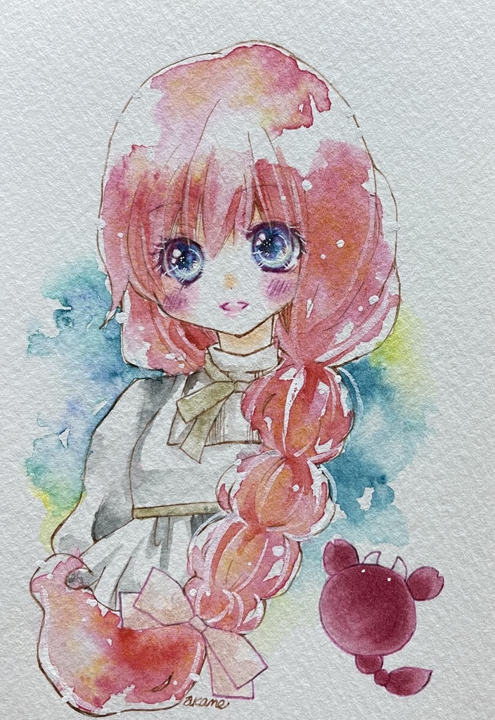 手描きイラスト さそり座