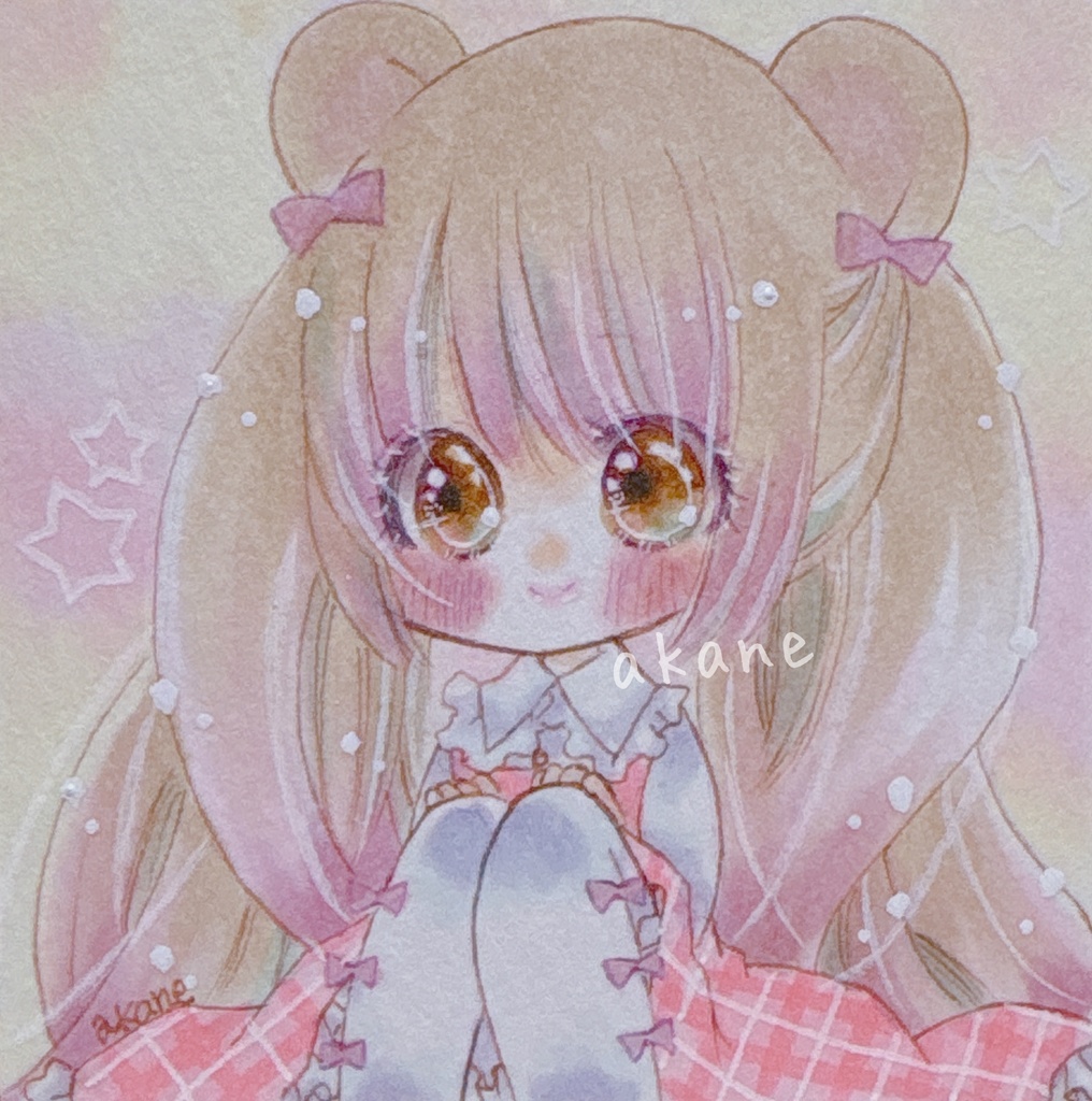 手描きイラスト くまみみ