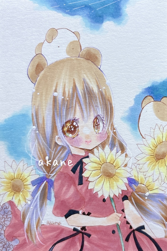 手描きイラスト はむちゃん