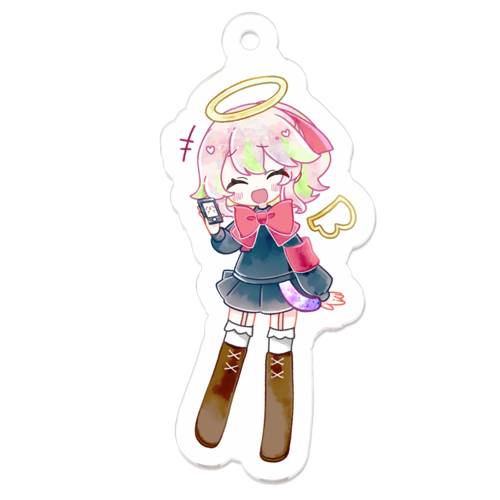 +net　アクリルキーホルダー【にこにこ】