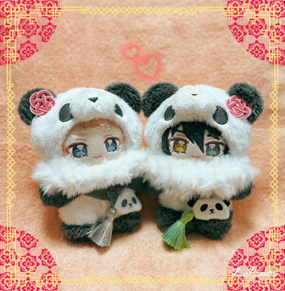 いつぬいパンダ着ぐるみ用冬毛