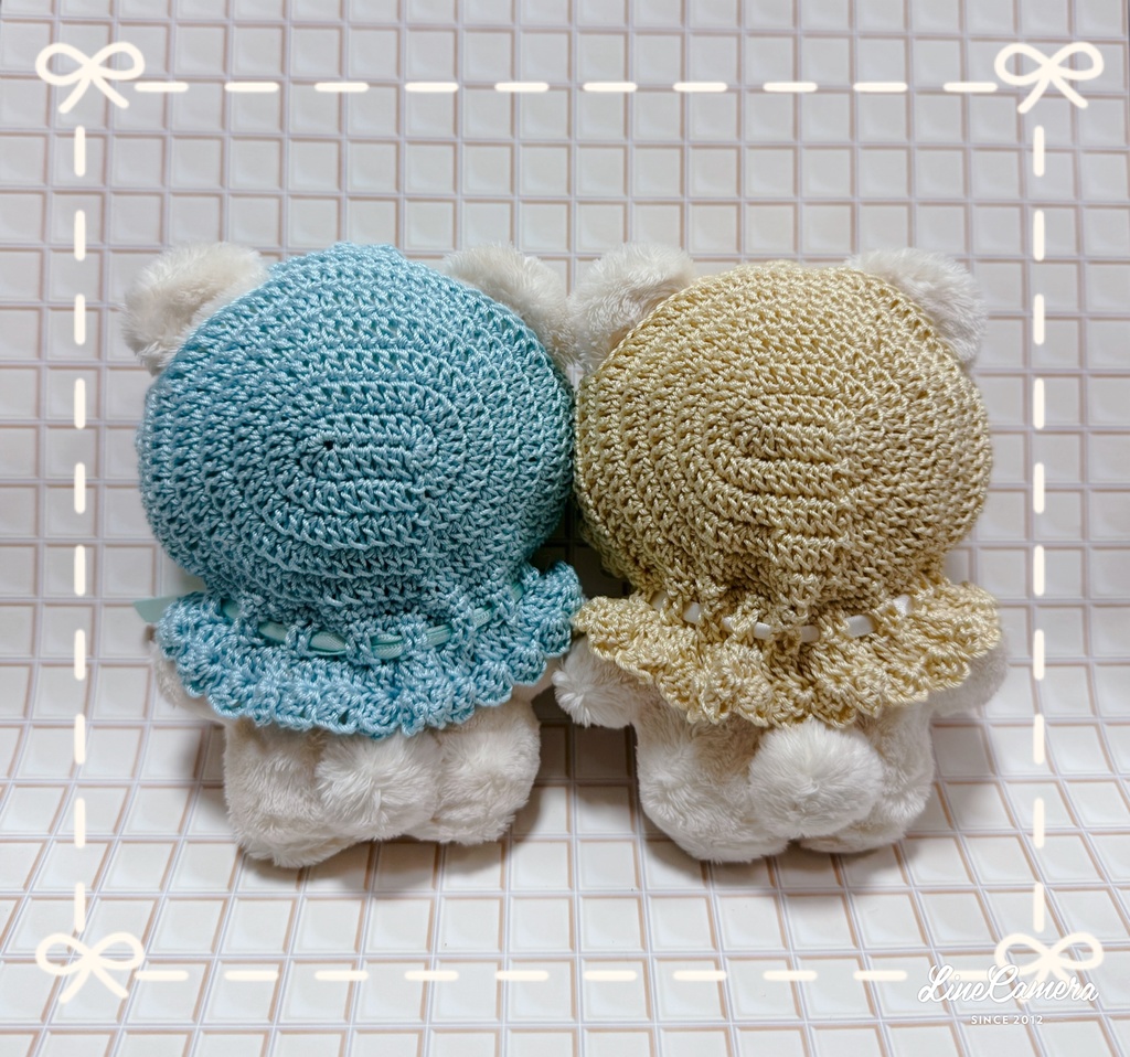 くま着ぐるみ用ケープボンネット(シンプルバージョン)